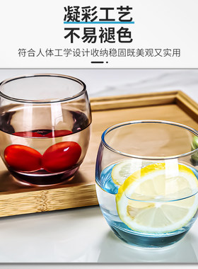 酒店宾馆专用玻璃漱口杯家用洗漱杯简约茶水杯情侣刷牙杯定制lolg