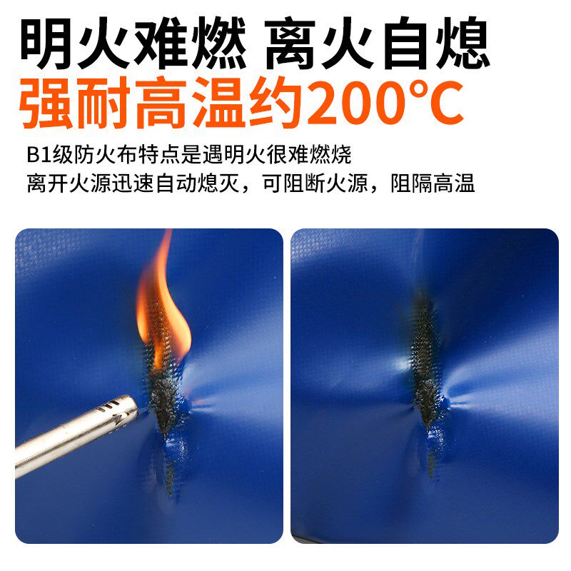 蓝色户外遮阳布防晒隔热防热布不透水布三轮车摆摊篷布泳池遮盖布