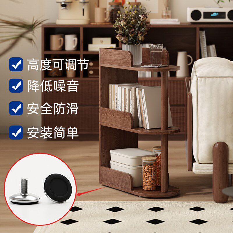 沙发边几家用客厅侧边柜简易超窄小型创意迷你收纳实木床头置物架