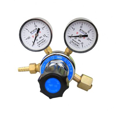 甄选YQY-12氧气表压器2.5*25mpa全铜本体调节阀钢 上海天川仪表厂