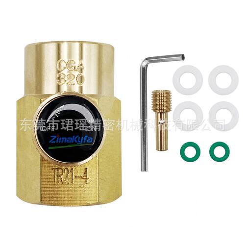 甄选跨境供应苏打水气内牙接头大转小适配器不带压力表耐用