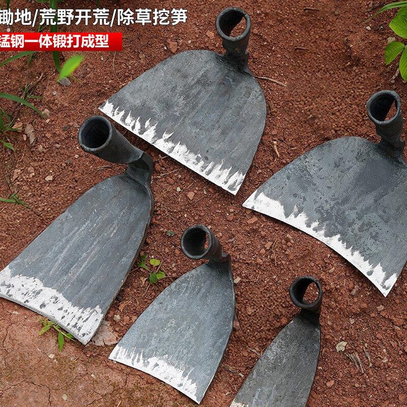 锄头手工锻打大锄头园艺工具农具靶子锄头松土地开垦锄除草锄头