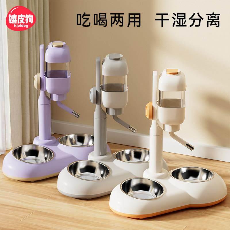 狗狗饮水器不湿嘴饮水机宠物猫咪喝水器自动挂式自动狗碗喂 食器
