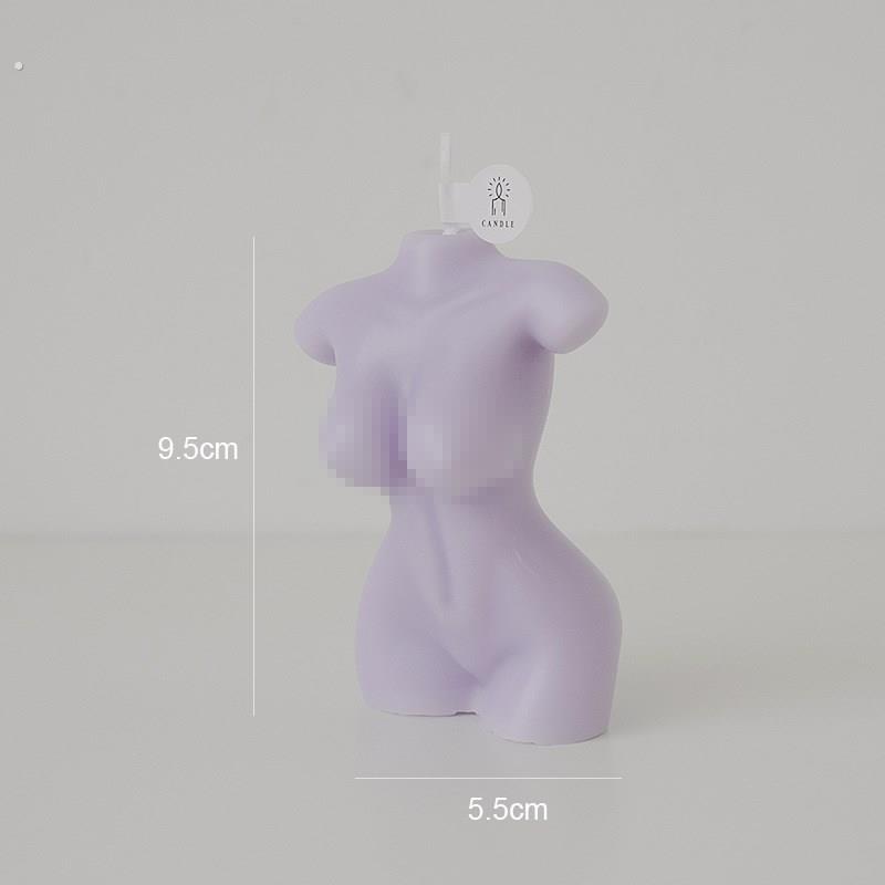 创意女体高级伴手礼香氛场景装饰摆件手工造型香薰蜡烛