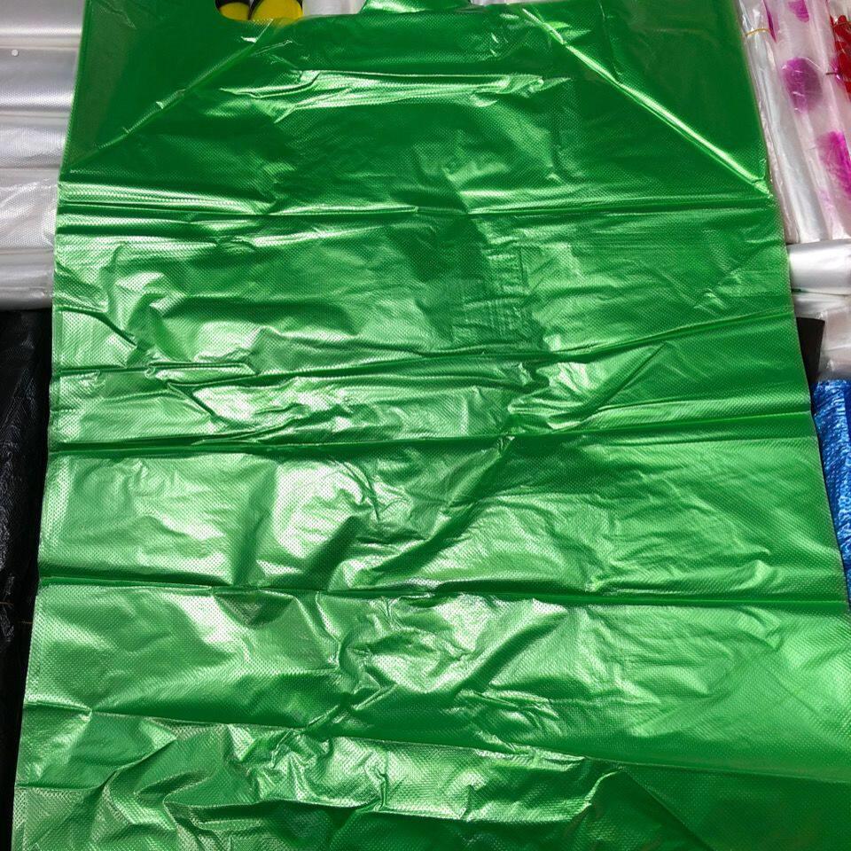 绿色家用一次性方便袋背心袋手提袋子专用袋全新料加厚塑外送装菜