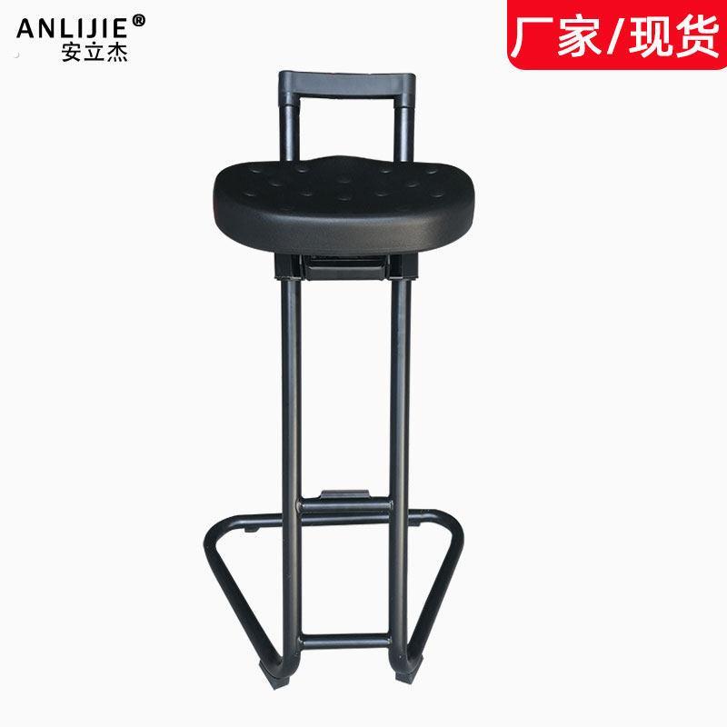 站靠椅流水线车间员工汽车内饰缝纫工机器操作员升降站立工作座椅