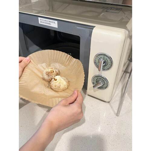 物以可-食品级多用硅油纸盘 空气炸锅纸 50张/盒