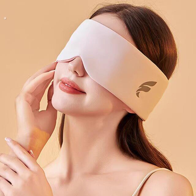 睡眠眼罩遮光温凉太空舱眼罩隔音耳罩眼罩睡眠可调节午睡