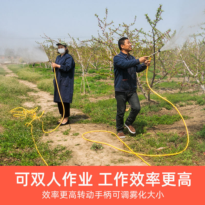 农用高压打药机48v60v三缸柱塞泵高压农用打药机清洗机喷雾机26型