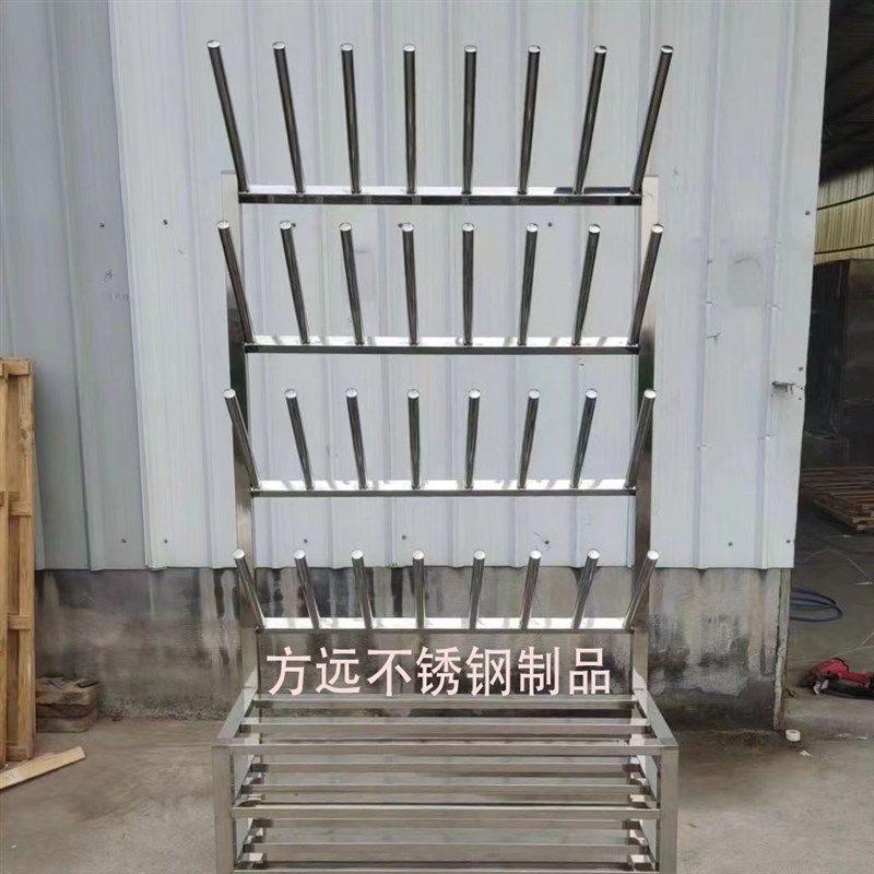 不锈钢水鞋架工厂车间水靴架烘干晒鞋架沥鞋水鞋架落地式新款鞋架