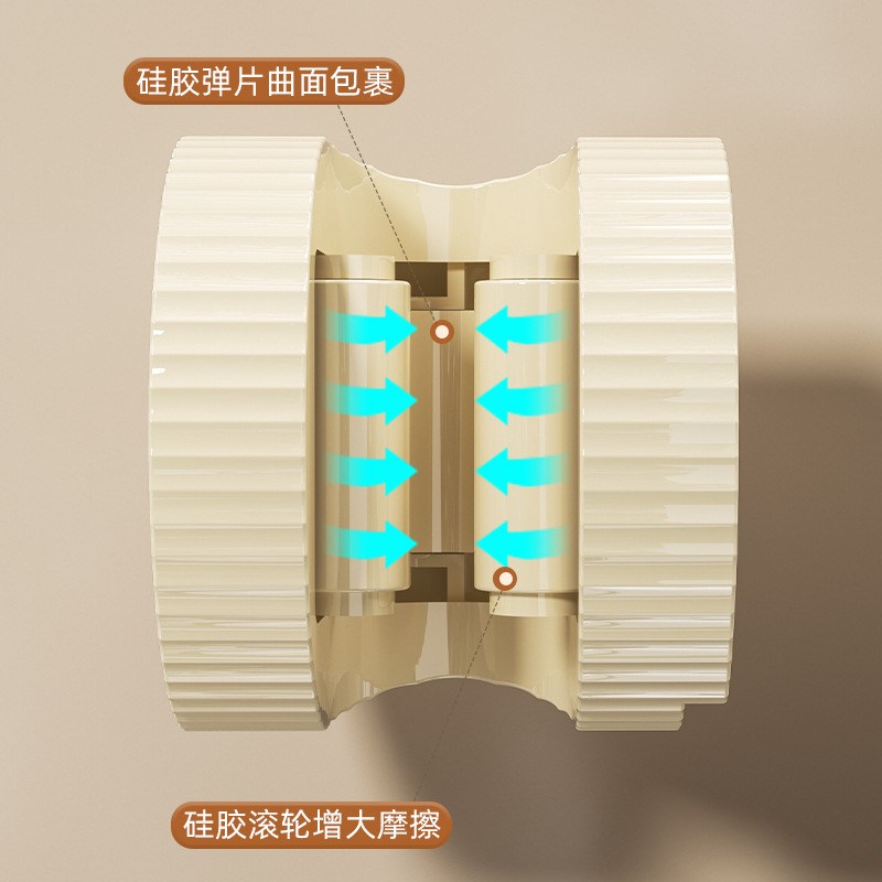 拖把壁挂夹单个免打孔浴室拖把壁挂夹强力胶卫生间拖把固定挂扣架图片