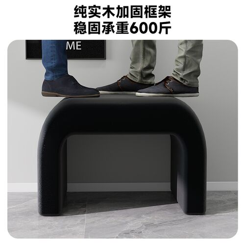 乐远换鞋凳家用门口入户玄关穿鞋凳轻奢卧室床尾凳软包沙发凳长条