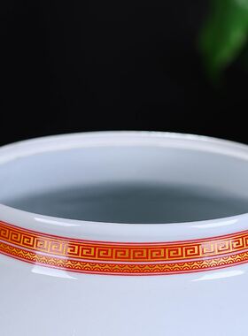 景德镇陶瓷器仿古百子图大花瓶中式古典客厅家居装饰品摆设摆件