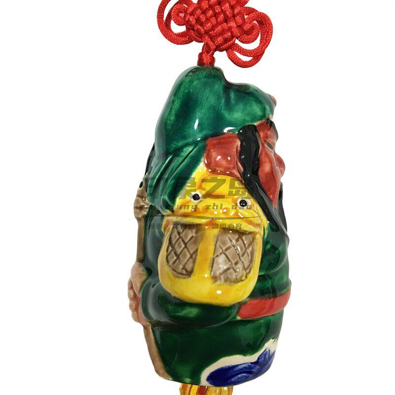 普门品关公交趾陶汽车挂件饰挂坠关羽家居饰品工艺品公司礼品定制