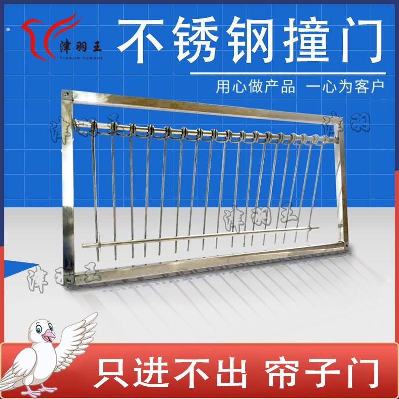 鸽子自动放飞门信鸽赛鸽活络门进出门撞门电动放飞门回笼门帘子门
