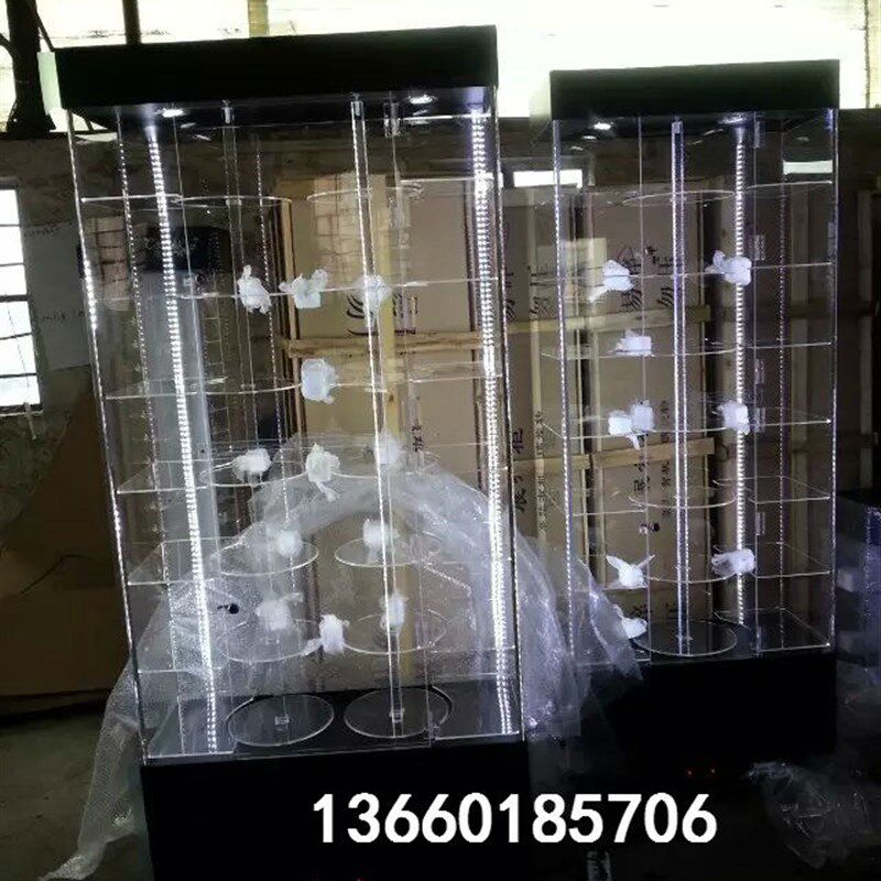 压克力货架/超市货架/便利店货架/烟酒货架/精品柜/模型旋转柜