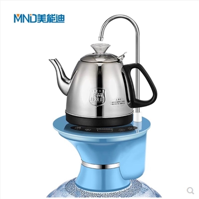 美能迪桶装水纯净水桶加热吸压抽水器自动上水电热煮烧茶壶饮水机