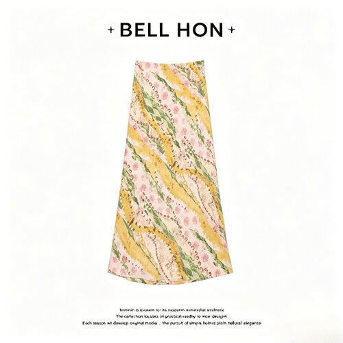 【BELL HON】2026夏新款设计高级感显瘦半身裙-BHT000151