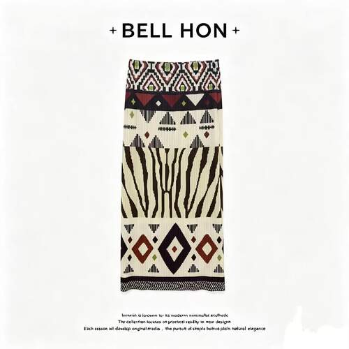 【BELL HON】2026夏新款设计高级感显瘦半身裙-BHT00057