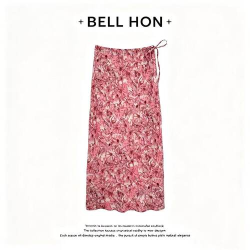 【BELL HON】2026夏新款设计高级感显瘦半身裙-BHT000114