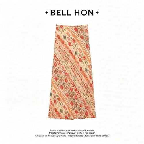 【BELL HON】2026夏新款设计高级感高腰显瘦半身裙-BHT000221