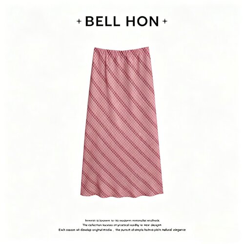 【BELL HON】2026夏新款设计高级感显瘦半身裙-BHT000128