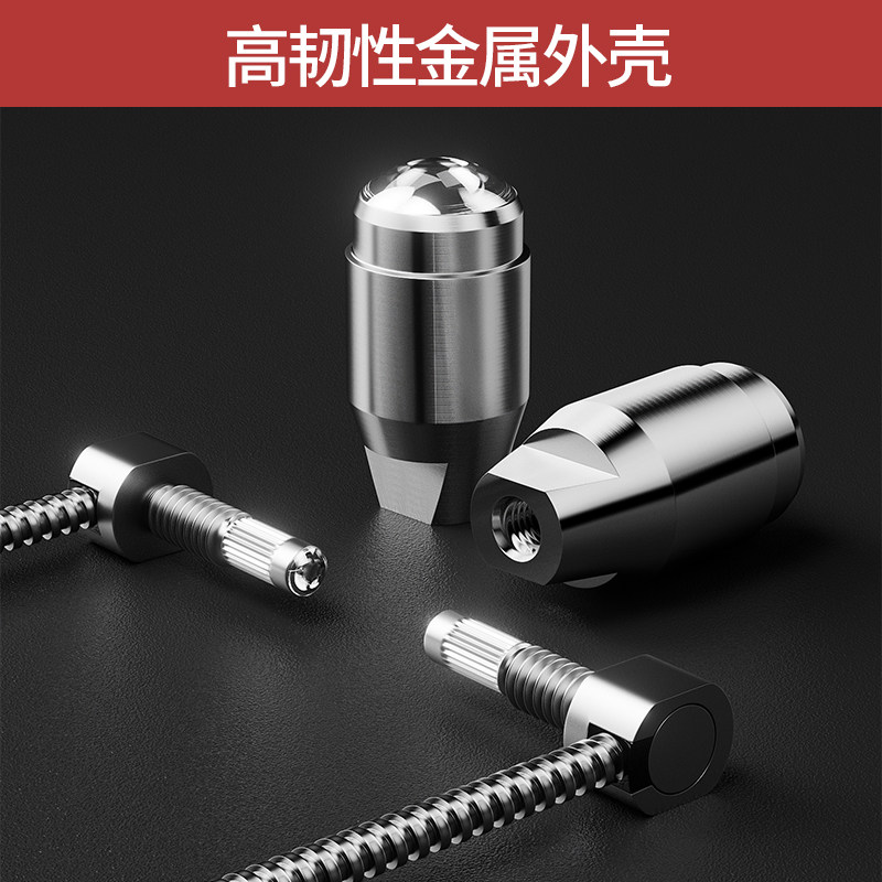 耐高温350度光纤聚焦镜镜头对射反射聚光光纤透镜光学聚光镜头
