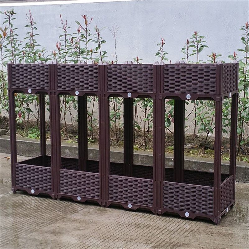 立体上下蔬菜种植箱阳台种菜盆花架花盆家庭塑料槽屋顶菜园包邮