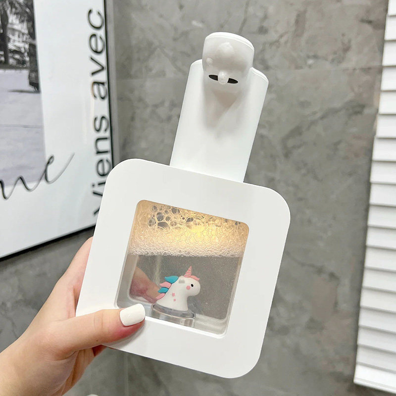 洗手液自动感应器 感洗手液机泡沫壁挂式智能家用电动儿童皂液器