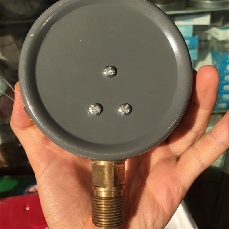yb-100 1.6kpa 膜盒压力表 纺织机械用表 插管膜盒压力表 定制款
