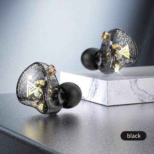 甄选QKZ AK6 PRO耳机HiFi发烧重低音入耳式有线手机电脑跨境耳机
