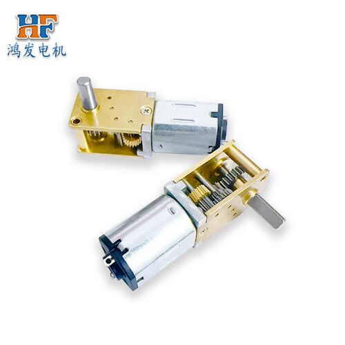 1218-N20微型直流减速电机3V蜗轮蜗杆桌面机器人DIY