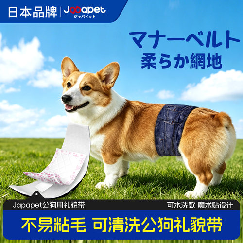公狗礼貌带可水洗尿布