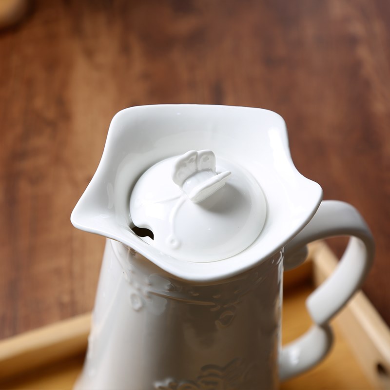 日式榉木杯架陶瓷凉水壶马克杯茶杯壶套装水杯挂架创意收纳置物架