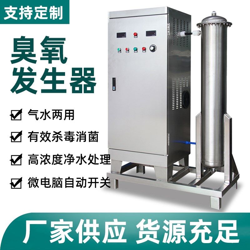 空气源氧气源臭氧发生器桶装水泳池水产养殖工业级杀菌空间水产养