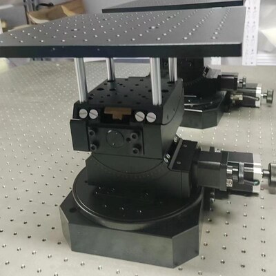 NT204WA电动二维转台 高精度俯仰台 光学整体涡轮旋转倾斜台 激光