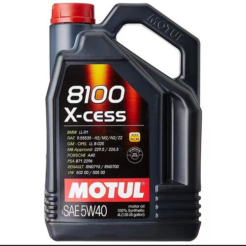 法国摩特8100X-CESS 5W40 5L专用全合成汽车机油欧洲原装进口正品