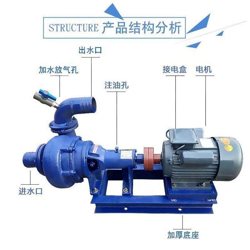 11kw15kw22kw家用化粪排污泵30马力浆泵泵抽泥沙大型吸砂泵河底