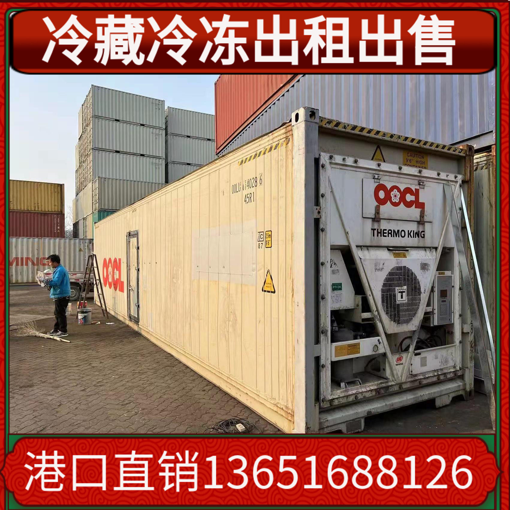 冷藏集装箱 冷冻柜 6米冷冻柜 12米移动冷库  移动冷链冷库租赁