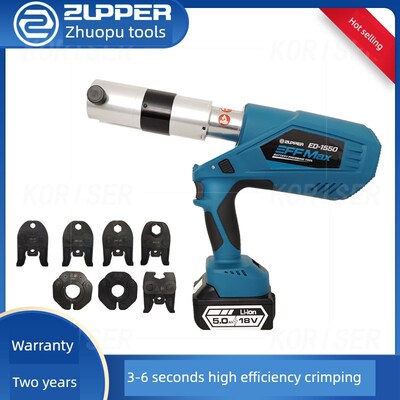 Ed-1550 Juli Tools Zupper Tools不锈钢管可充电电动压力工具