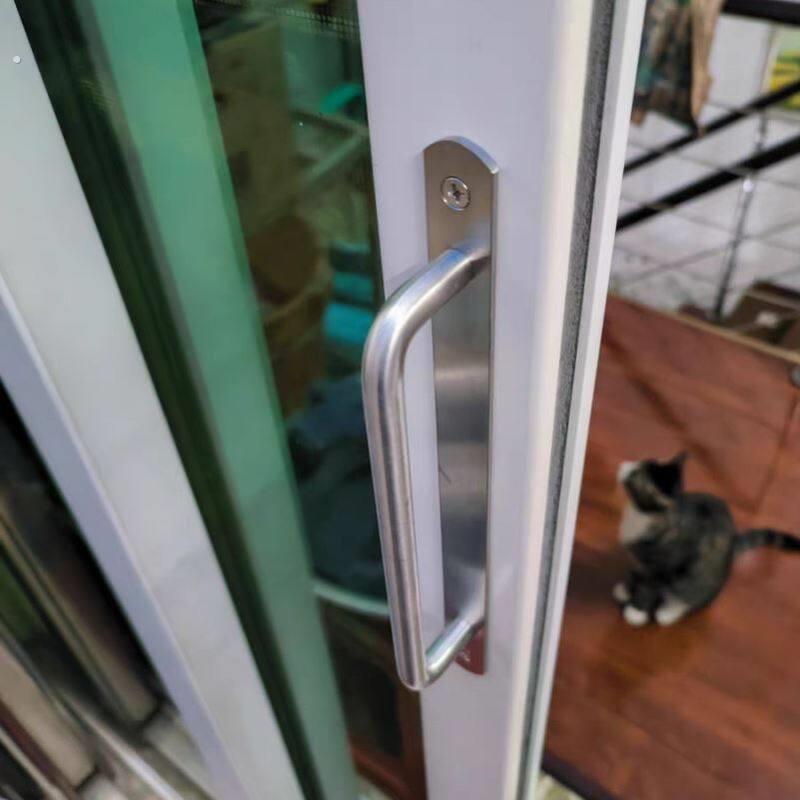 简约防盗门加厚移动门拉手木门谷仓大门免打孔移门推拉衣柜门