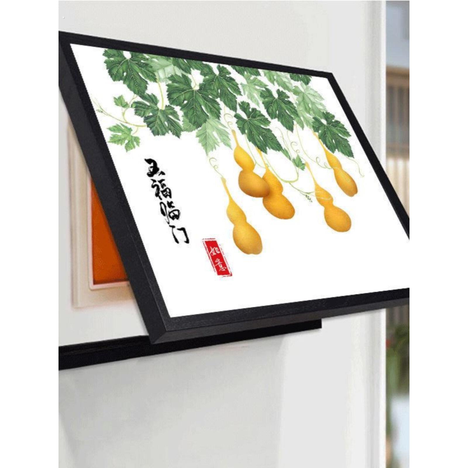电表箱正门空气开关箱装饰画弱电箱盖空气开关装饰画挡挂画