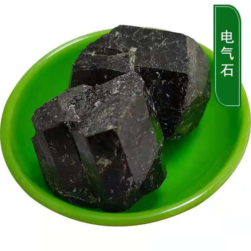 厂家供应气石颗 ALG托琳电粒气石电原石颗玛粒 汗蒸房用晶体电气