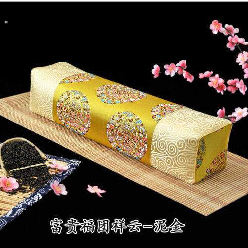 古代枕头中国风中式仿古宫廷复古长方枕荞麦壳单人助睡眠护颈椎枕