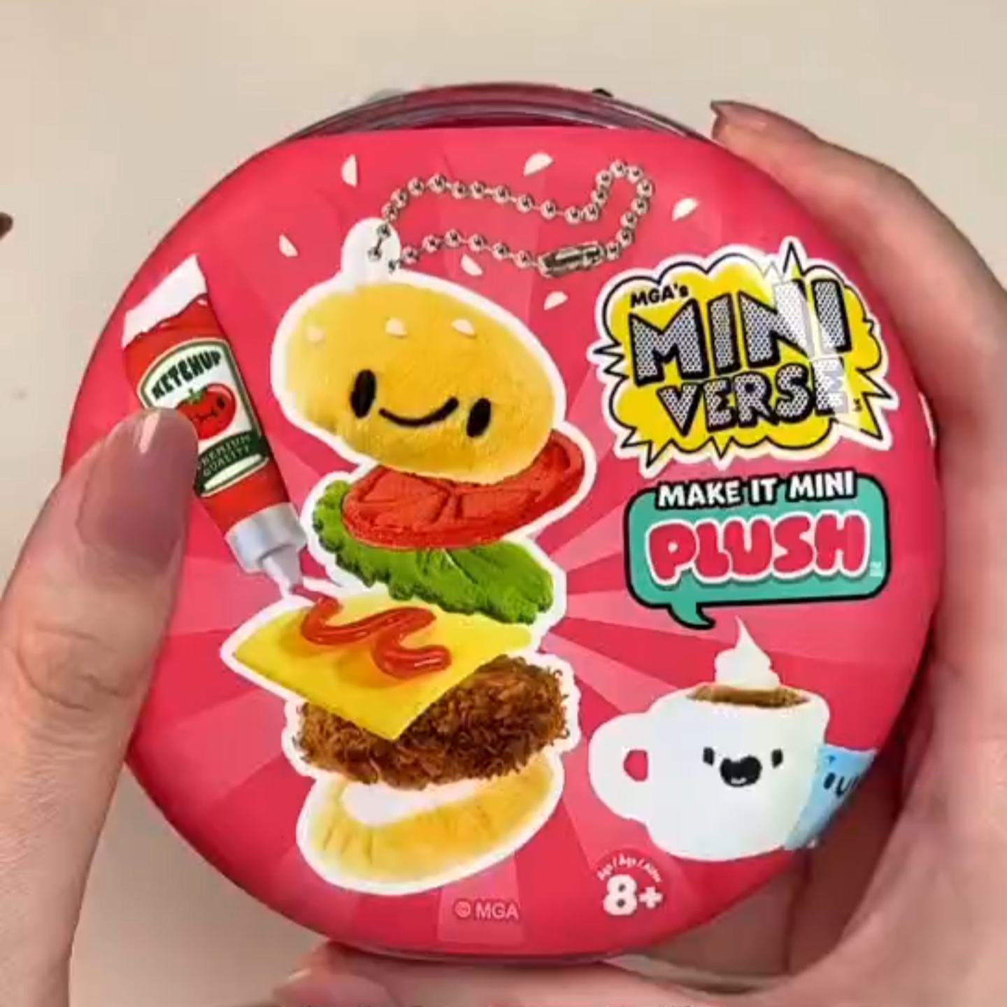miniverse毛绒美食系列DIY自制迷你美食挂件微缩食玩盲盒潮玩萌系