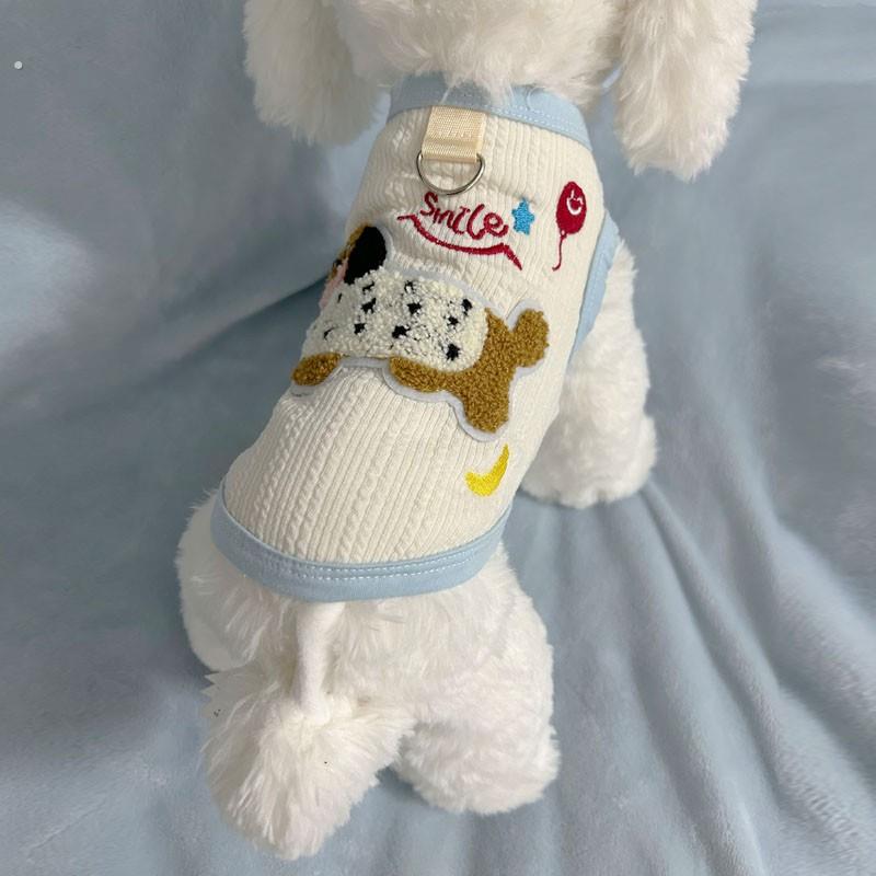 夏季薄款宠物背心防掉毛通用休闲风猫咪狗狗衣服橘猫蓝猫布偶猫腊