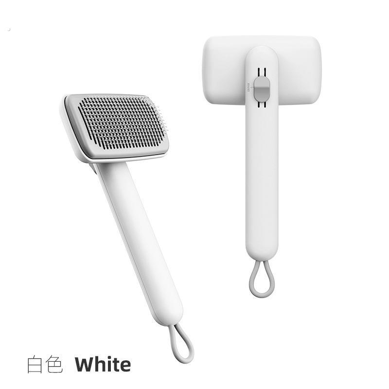 新品宠物梳子去浮毛开结梳除毛神器不锈钢针梳猫咪清洁用品猫毛梳