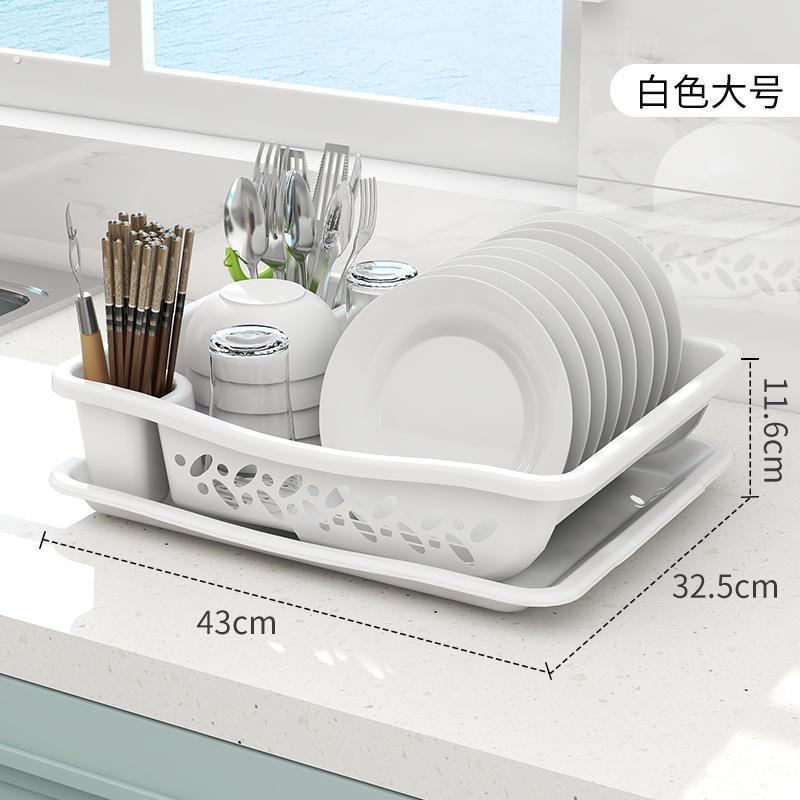 沥水架餐具置物架欧式碗架家用洗菜篮吃饭收纳篮桌面筷子碗碟收纳