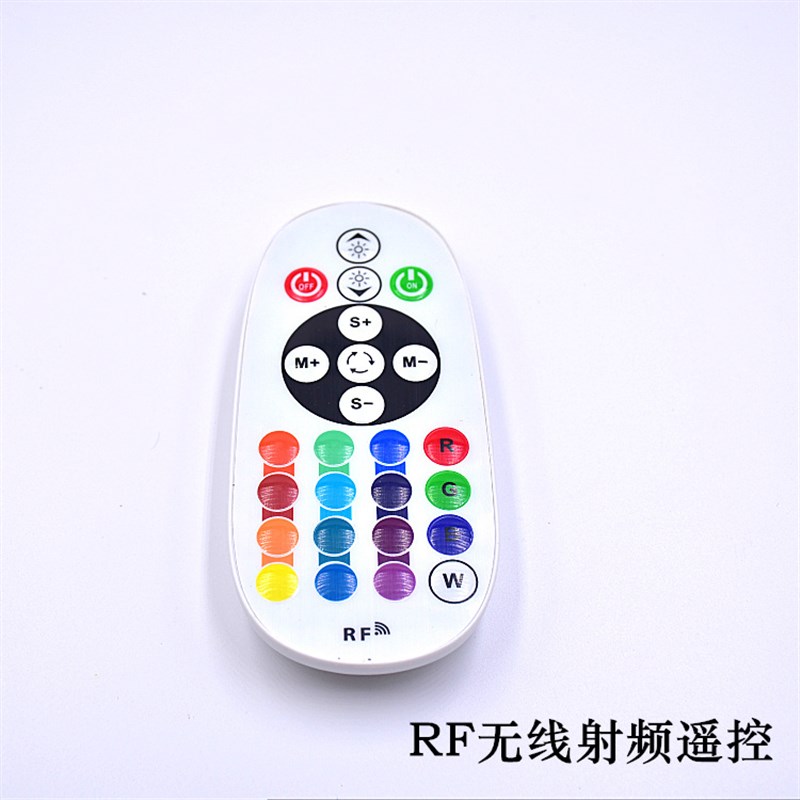 LED遥控器七彩12v灯带5050变色rgb控制器3528灯带3键RF控制器45A