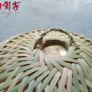 竹制品厂家手工农家竹编锅盖家用柴锅竹蒸饭木桶竹盖柴火鸡盖子